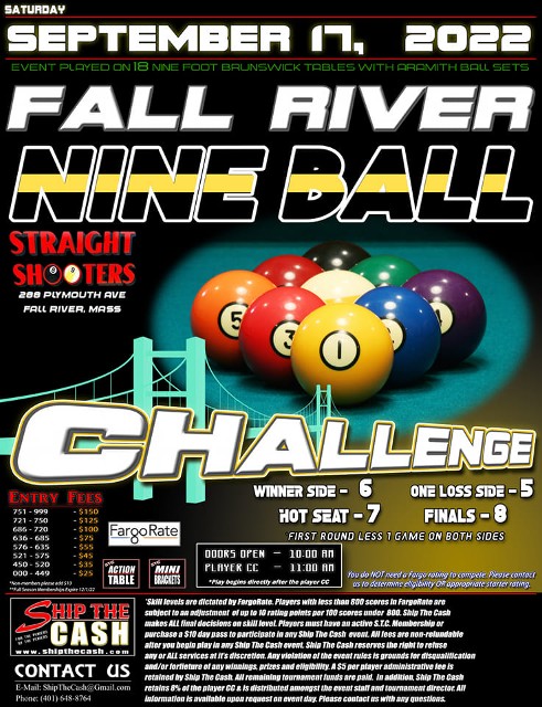 Fall River 9 Ball Challenge